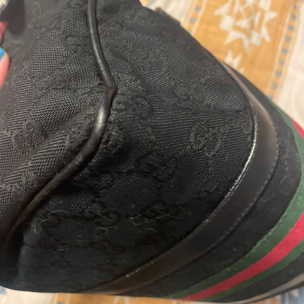 GUCCI - Boston Bag with iconic Sherry Line logo - Picture 5 of 16